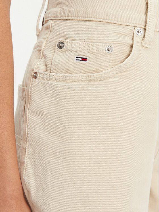 Tommy Jeans Tommy Jeans Bermudy DW0DW21646 Beżowy Regular Fit