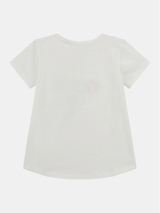 Guess Kids Guess Kids Top 176321 Biały Classic Fit
