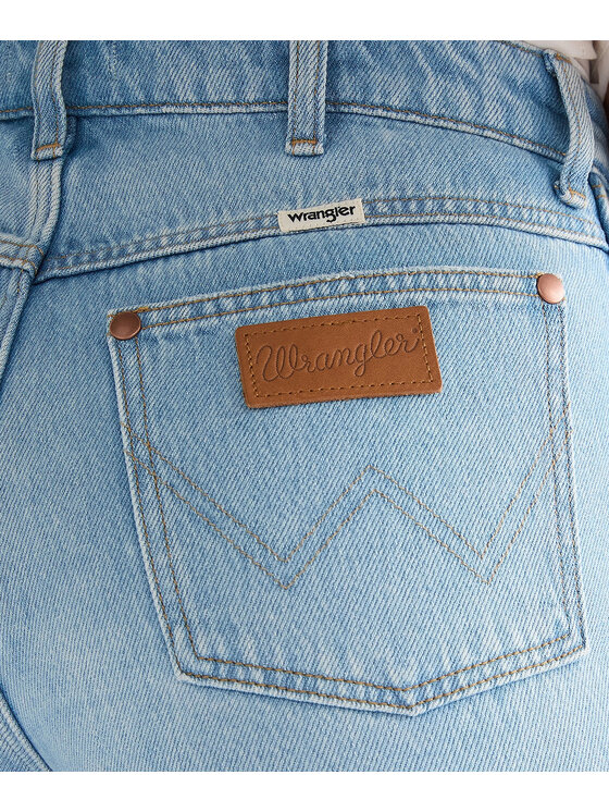 Wrangler Wrangler Jeansy 112378702 Niebieski Wide Leg