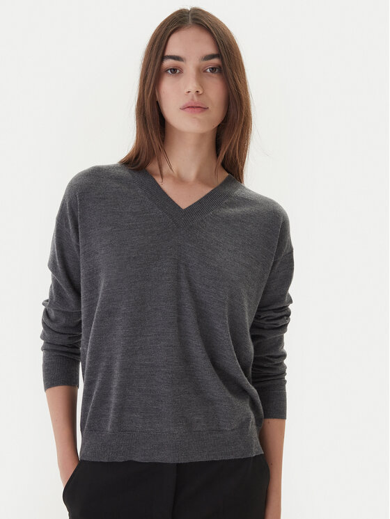 Weekend Max Mara Weekend Max Mara Svetr Fiocchi 2525366042 Šedá Regular Fit