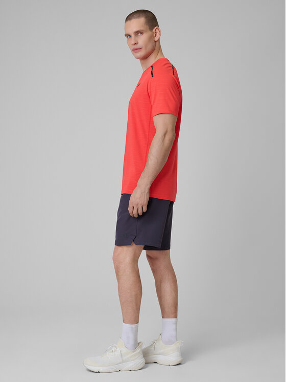 4F 4F Szorty sportowe TRAINING CLUB Szary ciemny Regular Fit