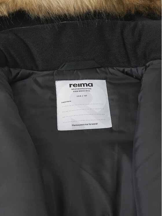 Reima Reima Žieminė striukė Muurame 5100362B Juoda Regular Fit