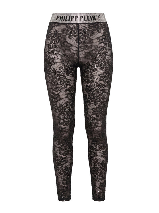 PHILIPP PLEIN PHILIPP PLEIN Legginsy 31043 Czarny Active Fit