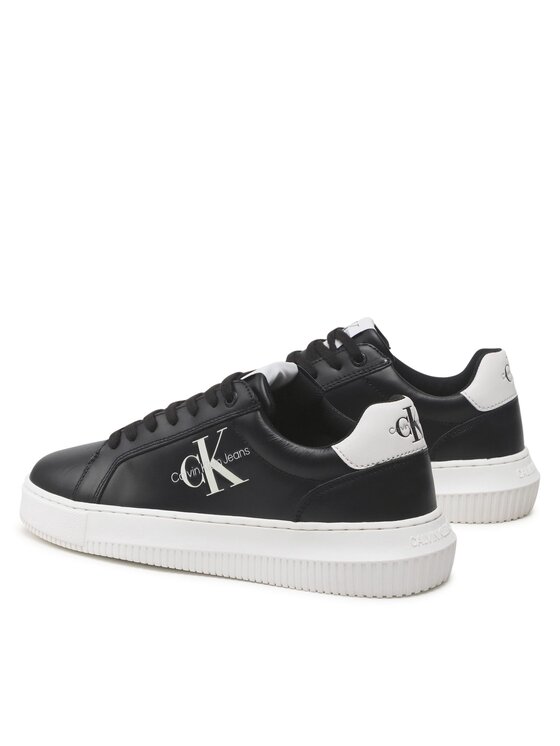 Calvin Klein Jeans Calvin Klein Jeans Снікерcи Chunky Cupsole Monologo YM0YM00681 Чорний