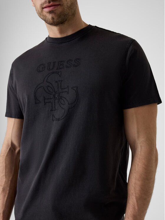 Guess Guess T-Shirt 183046 Černá Classic Fit