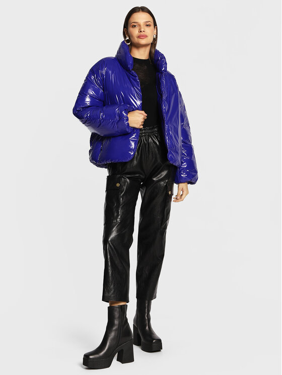 PINKO PINKO Ziemas jaka Ianna 1G17XH A00N Zils Relaxed Fit