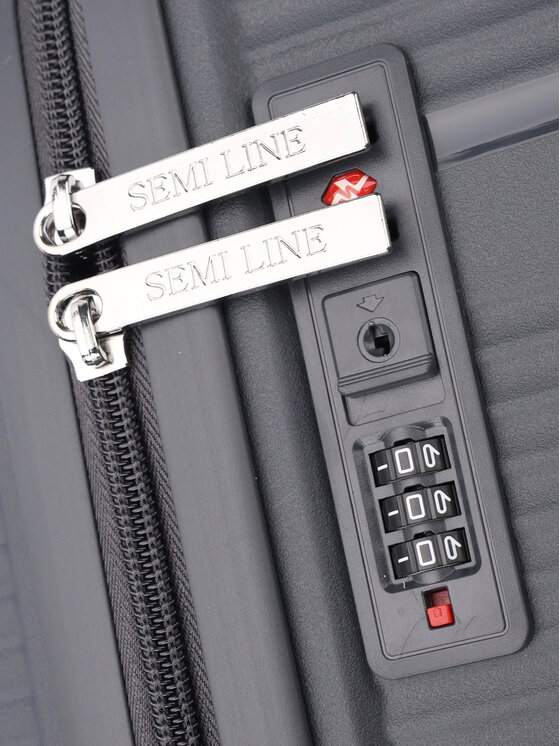 Semi Line Semi Line Kabīnes koferis T5898-1 Pelēks