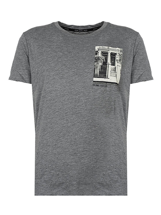 Pepe Jeans Pepe Jeans T-shirt PM508528 | Tide Grigio Regular Fit