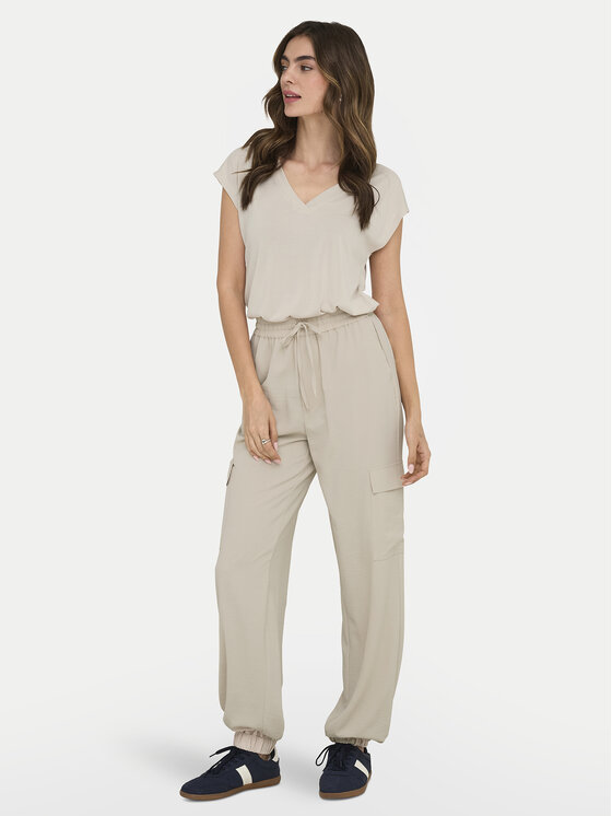 ONLY ONLY Majica Free 15287041 Bež Regular Fit