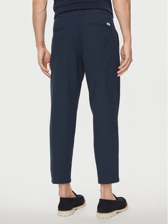 Jack & Jones Jack & Jones Spodnie materiałowe Bill 12248993 Granatowy Regular Fit