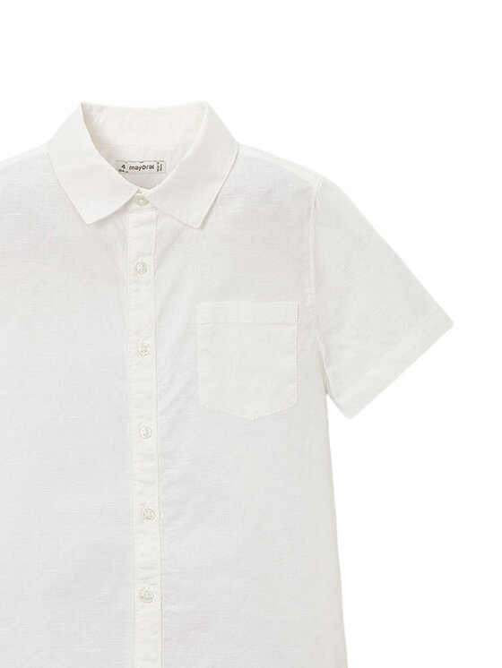 Mayoral Mayoral Camicia 3112 Bianco Regular Fit