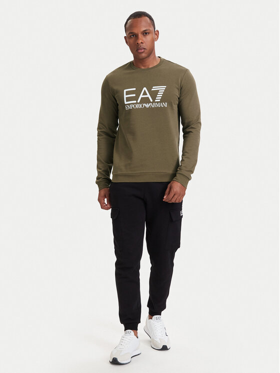 EA7 Emporio Armani EA7 Emporio Armani Суитшърт 7M002278 AF22266 U6198 Светлокафяв Regular Fit