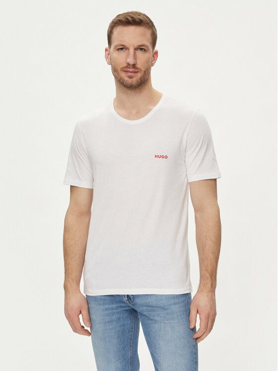 HUGO HUGO Súprava tričiek 50493972 Biela Regular Fit