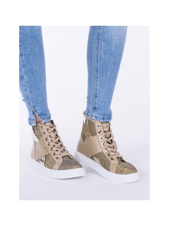 Armani Jeans Armani Jeans Trampki 925168 Złoty