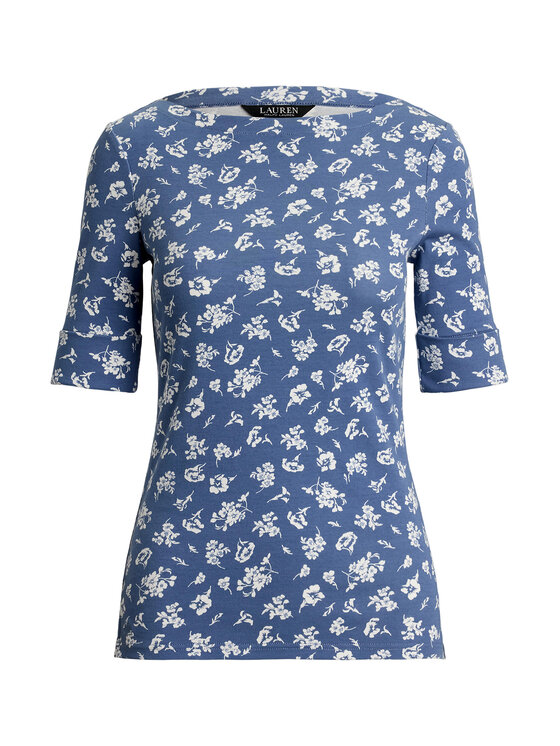 LAUREN RALPH LAUREN LAUREN RALPH LAUREN Блузка 200976991001 Голубий Slim Fit
