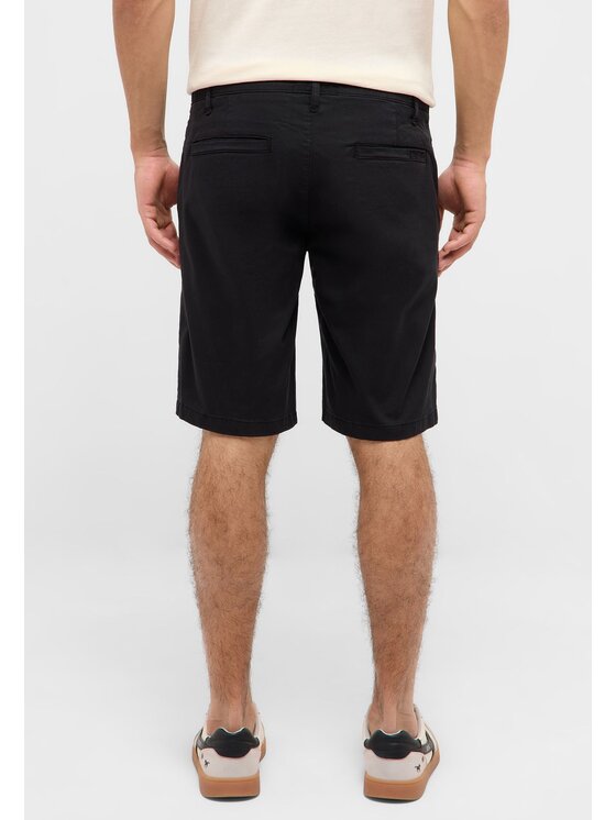 Mustang Mustang Pantaloncini di tessuto Brad Chino Shorts Nero Regular Fit
