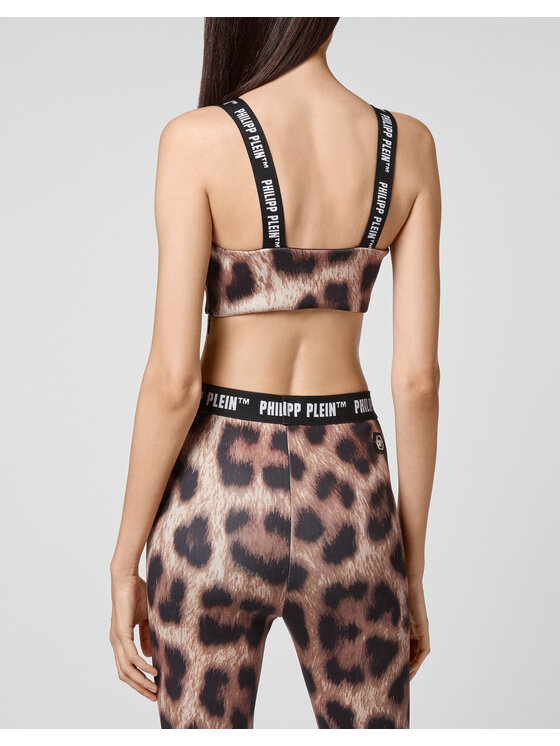 PHILIPP PLEIN PHILIPP PLEIN Biustonosz sportowy 10871 Brązowy