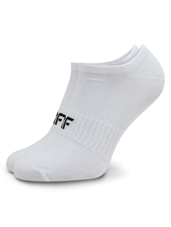 4F 4F Zestaw 5 par stopek męskich 4FWMM00USOCM282 Biały
