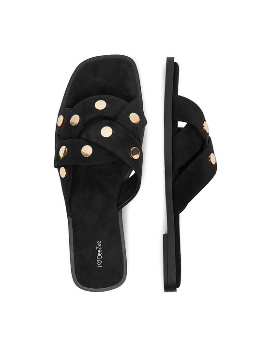 DeeZee DeeZee Klapki CEO-HY2650-4 Czarny