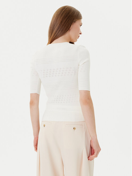 TWINSET TWINSET Sweter 252TP3240 Beżowy Regular Fit