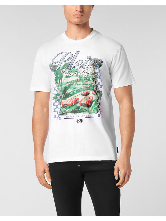 PHILIPP PLEIN PHILIPP PLEIN T-shirt 24941 Bianco Regular Fit
