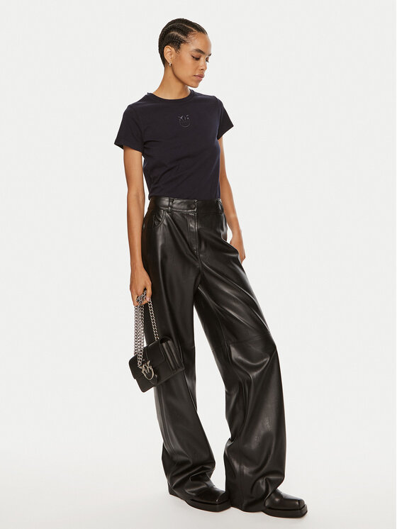 PINKO Pinko Marškinėliai Bussolotto 100355 A227 Tamsiai mėlyna Regular Fit