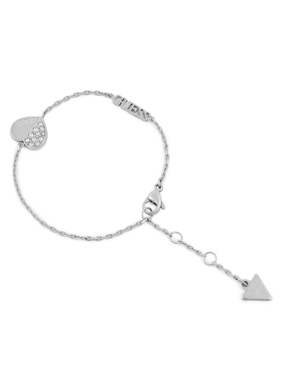 Guess Guess Náramek Lovely Guess JUBB03 036JW Stříbrné rhodiování