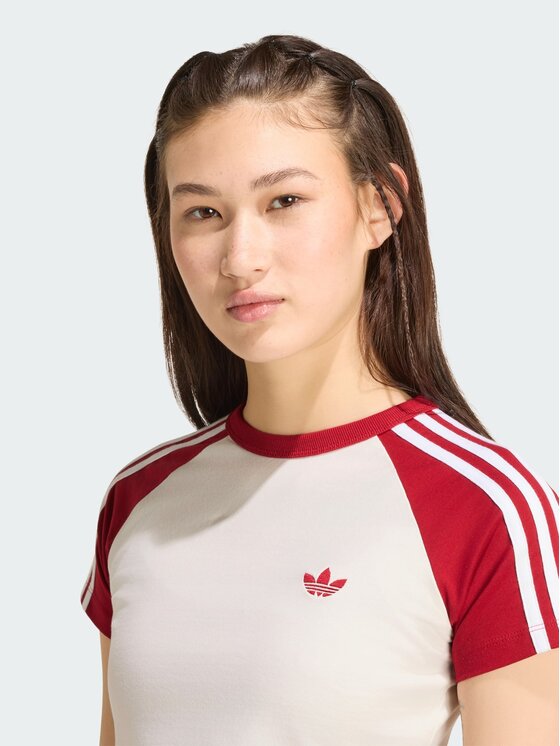 adidas adidas T-Shirt 159127 Biały Slim Fit