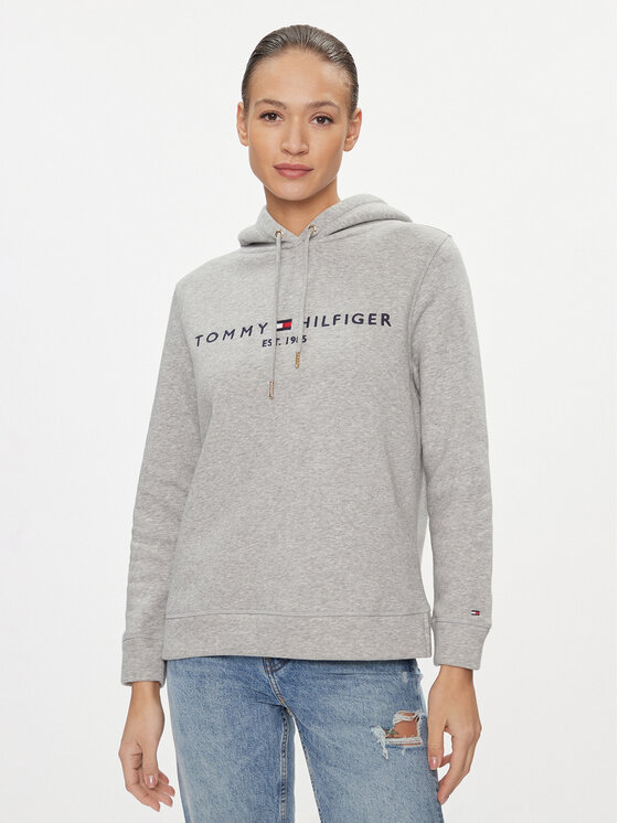Tommy Hilfiger Bluză Heritage WW0WW31998 Gri Regular Fit
