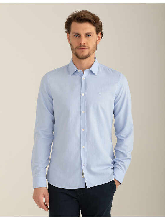 FRED MELLO Camicia CAMICIA Blu Regular Fit Modivo