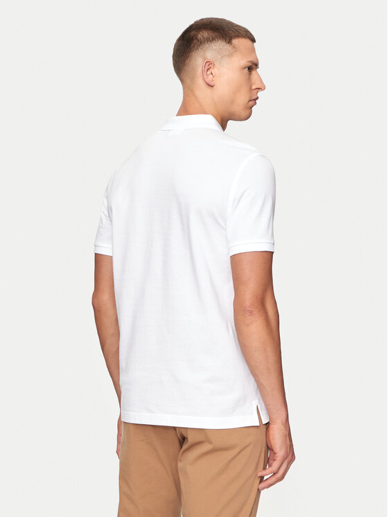 Gant Gant Polokošeľa Shield 2220 Biela Slim Fit
