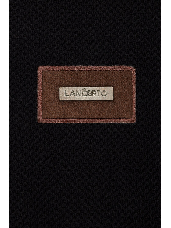 Lancerto Lancerto Kardigan Jeff SW073222000064 Czarny Regular Fit