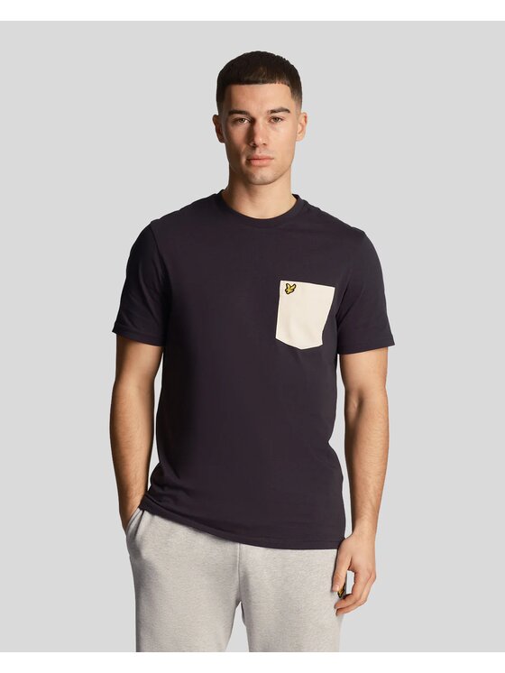 Lyle Scott T shirt T Shirt Uomo Blu Regular Fit Modivo