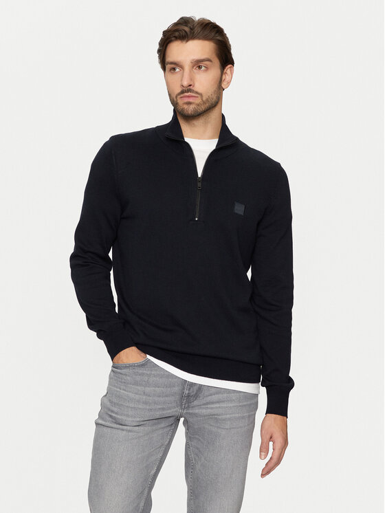 BOSS Boss Maglione Kanobix_S 50527585 Blu scuro Regular Fit