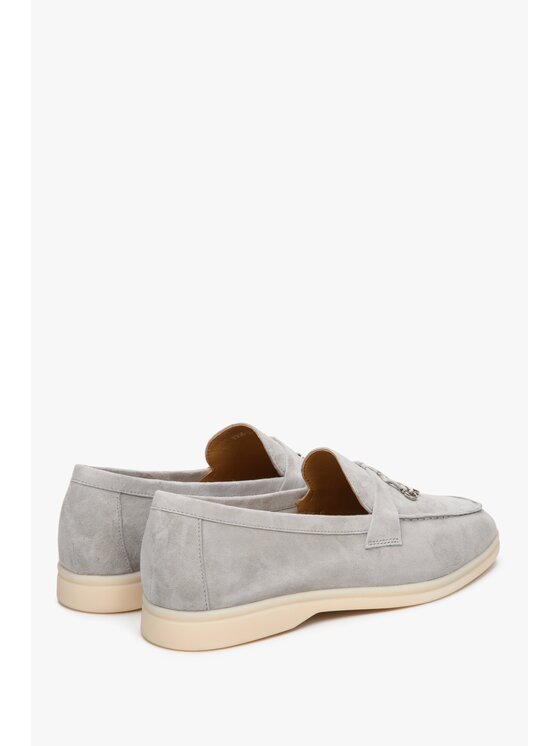 Estro Estro Μοκασίνια ER00112678 Γκρι