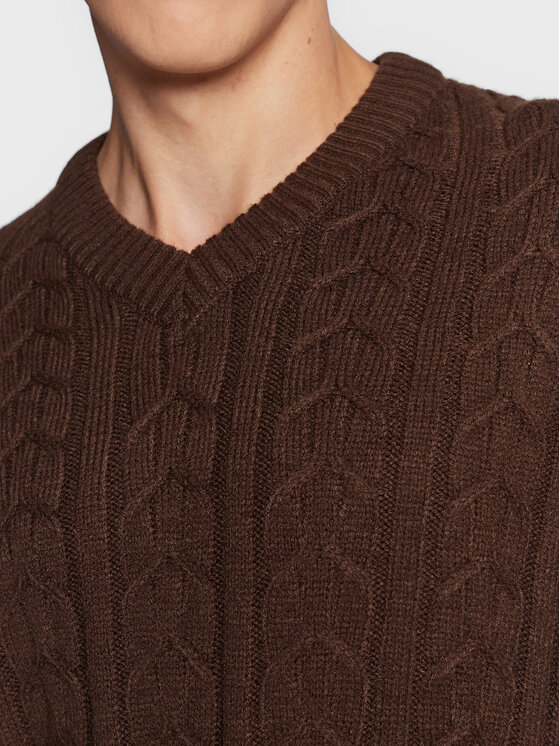 Redefined Rebel Redefined Rebel Светр Paul 212092 Коричневий Regular Fit