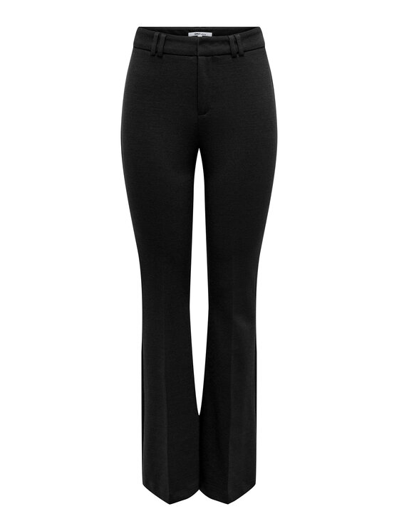 ONLY ONLY Spodnie materiałowe Peach 15298660 Czarny Flared Fit