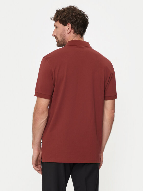 BOSS BOSS Polo Pallas 50468301 Czerwony Regular Fit