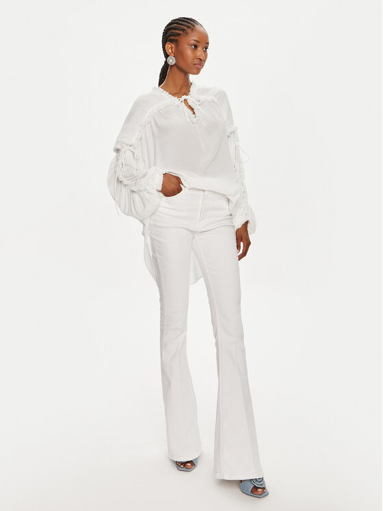 Munthe Munthe Majica Observation 242100724223 Bijela Loose Fit
