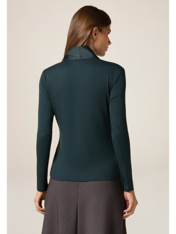 Oltre Oltre T-shirt G072J004528N035 Verde Slim Fit