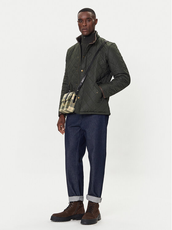 Barbour Barbour Kevad-sügis jope MQU0281GN72 Roheline Slim Fit