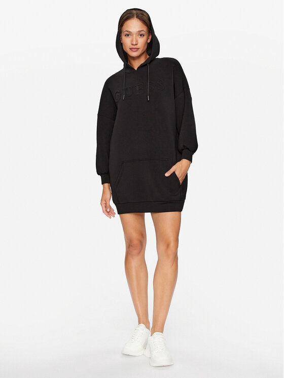 Guess Guess Vsakodnevna obleka V3BQ14 K7UW2 Črna Regular Fit