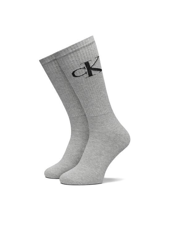 Calvin Klein Jeans Calvin Klein Jeans Set di 2 paia di calzini lunghi da uomo 701228802 Grigio