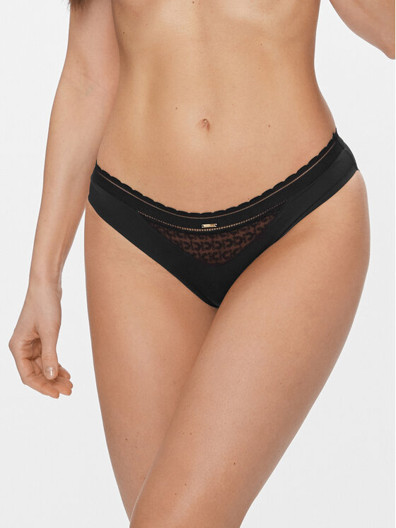 Chantelle Chantelle Klasické kalhotky Monogram C11ZA0 Černá