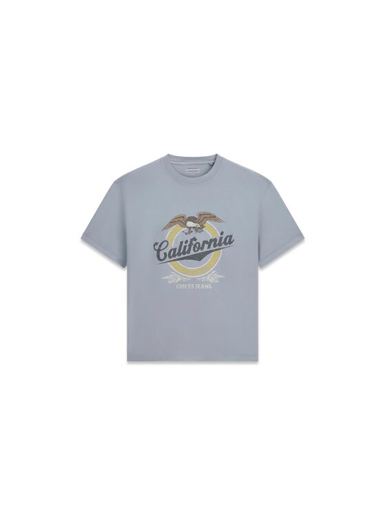 Guess Guess T-Shirt 183251 Modrá Classic Fit