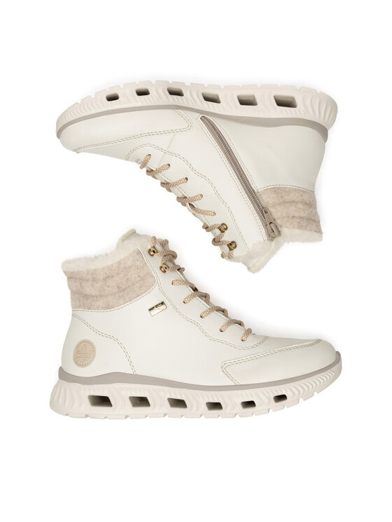 Rieker Rieker Stiefeletten M6010-80 Weiß