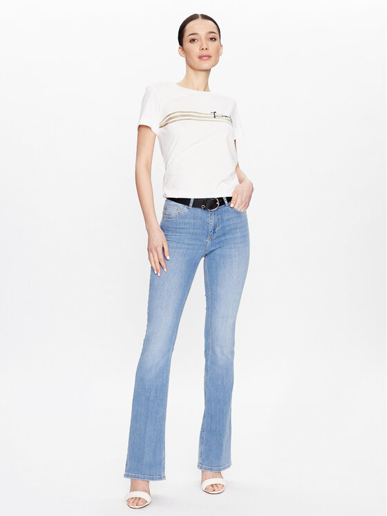 Liu Jo Liu Jo Jeans hlače UXX043 D4538 Modra Regular Fit