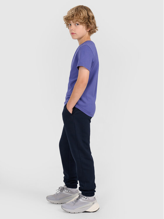 4F 4F Spodnie dresowe BASIC+ Granatowy Oversize