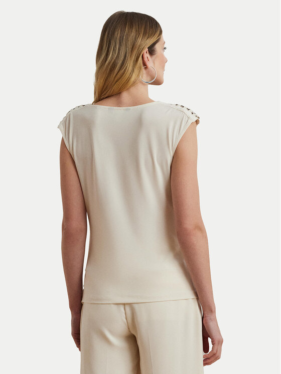 LAUREN RALPH LAUREN LAUREN RALPH LAUREN Bluse 200898441001 Écru Relaxed Fit
