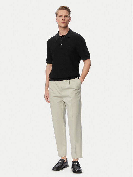 Calvin Klein Calvin Klein Pólóing LV04LG313G Fekete Regular Fit